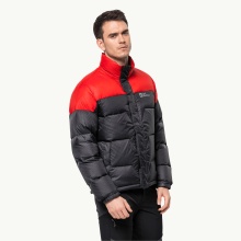 Jack Wolfskin Winter Down Jacket DNA Tundra XT (very warm, windproof) red Men